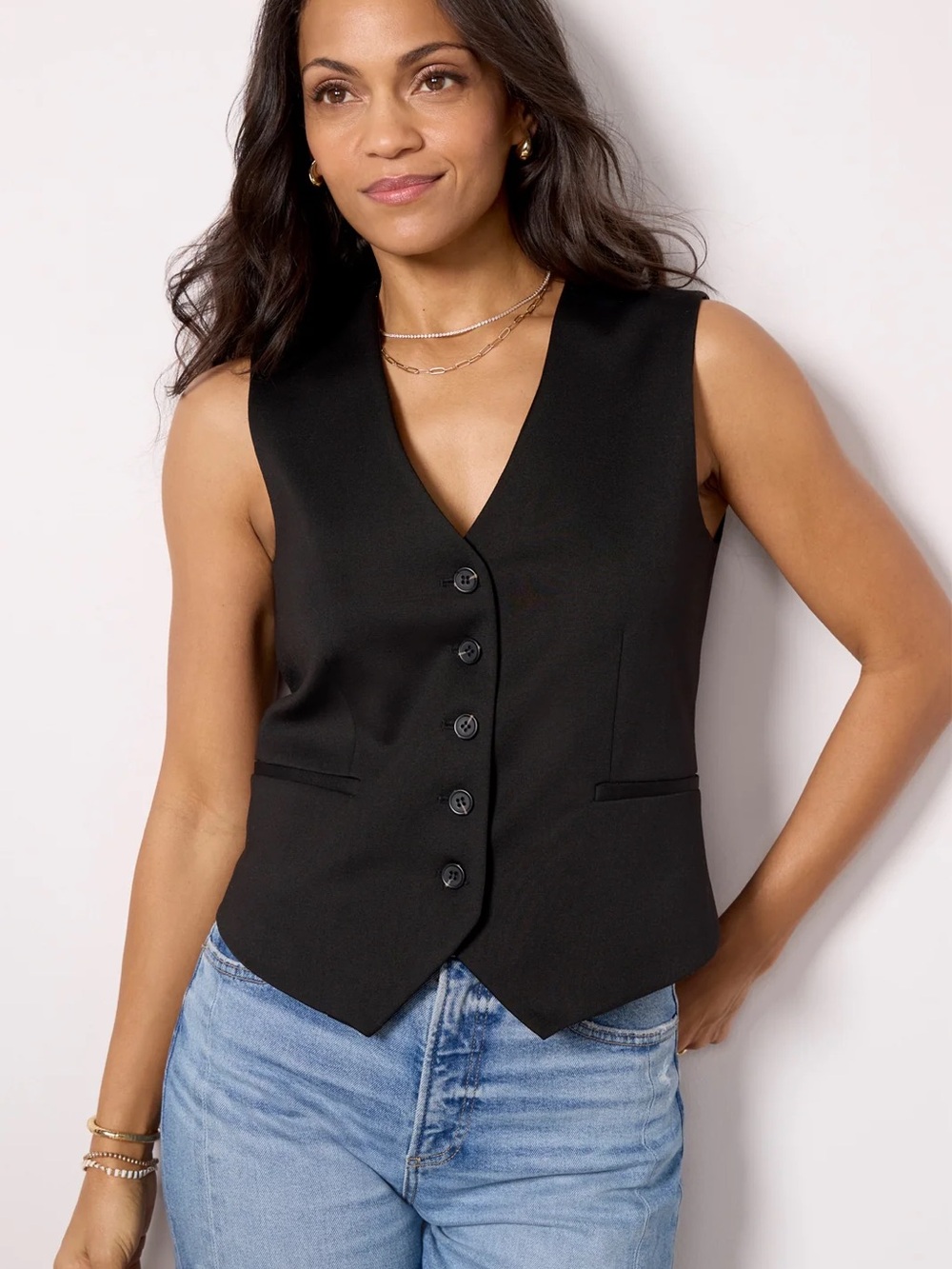 NWT Evereve Night Owl Vest